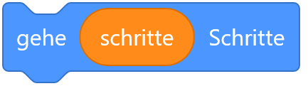 gehe 100 Schritte